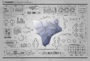siyah ve beyaz Infographic öğeleri. Hud UI iş app. fütüristik kullanıcı arabirimi için. Soyut sanal grafik değmek kullanıcı arayüzey. Web kullanıcı arabirimi hud Infographic arabirimi ekran monitör ayarlama