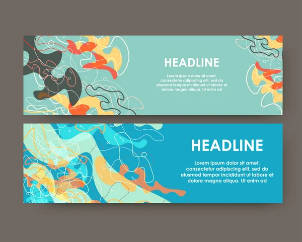 Benekli arka plan ile yaratıcı düzeni. Modern şablon web ve baskı için biçimsiz elemanları ile. Basit vektör tasarımı.