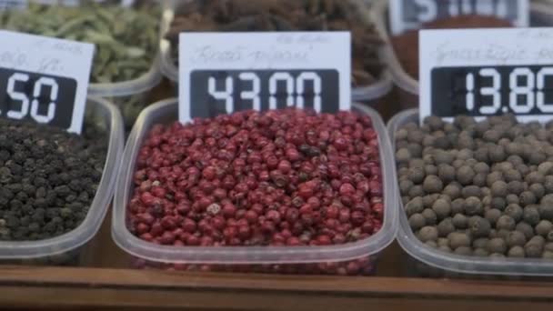 Spices Counter Store Bazaar Prices — 비디오