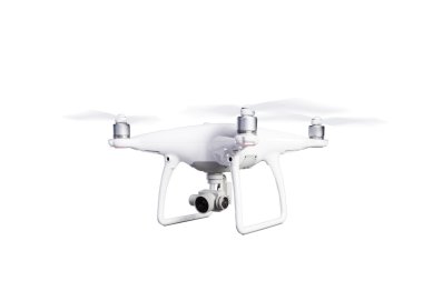 Uçan helikopter drone ile fotoğraf makinesi 