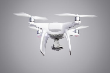 Uçan helikopter drone ile fotoğraf makinesi 
