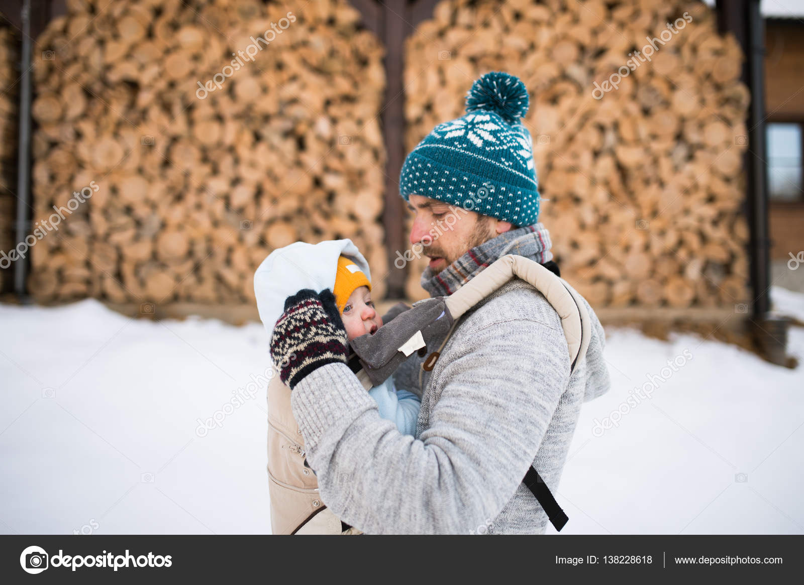 baby carrier winter