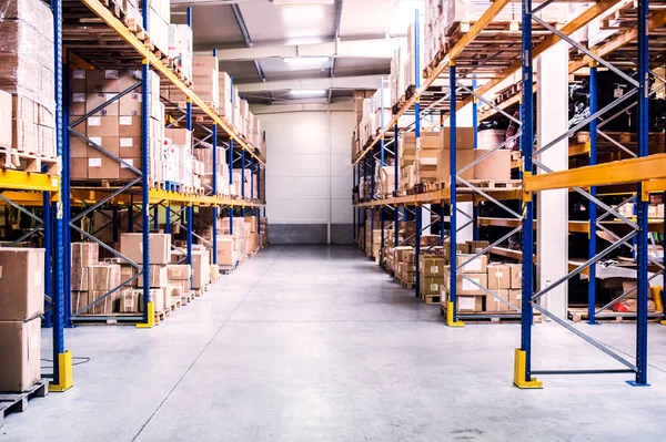 Un interior de un almacén . — Foto de Stock