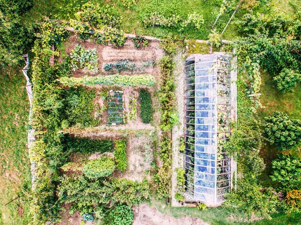 Εναέρια άποψη του allotment. — Φωτογραφία Αρχείου