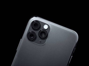 Nova Bana, Slovakya - 2 Aralık 2019: New Apple iphone 11 Pro akıllı telefon.