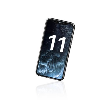 Nova Bana, Slovakya - 2 Aralık 2019: New Apple iphone 11 Pro akıllı telefon.