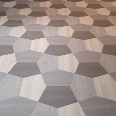 Dekorasyon için koyu renkli parke. Grafik ve mimari projelerde kullanılacak doku. Arka plan için ahşap panel deseni. 3B illüstrasyon.