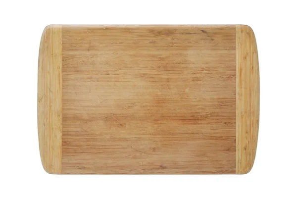 Дошка для подрібнення деревини ізольована на білому з відсічним контуром — стокове фото