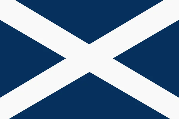 Background illustration Scotland flag cross of Saint Andrew — Stock Photo, Image