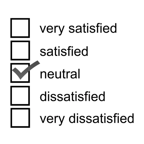 neutral opinion survey response 5 point likert scale
