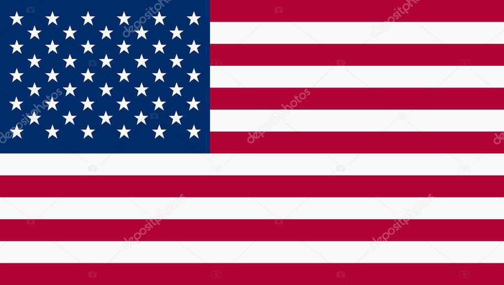 United states of America flag background illustration stars and 