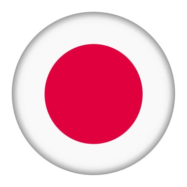 kırpma yolu ile Japonya bayrak illüstrasyonuName