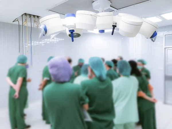 Beeld Vervaging Chirurgie Doktersteam Operatiekamer Ziekenhuis — Stockfoto