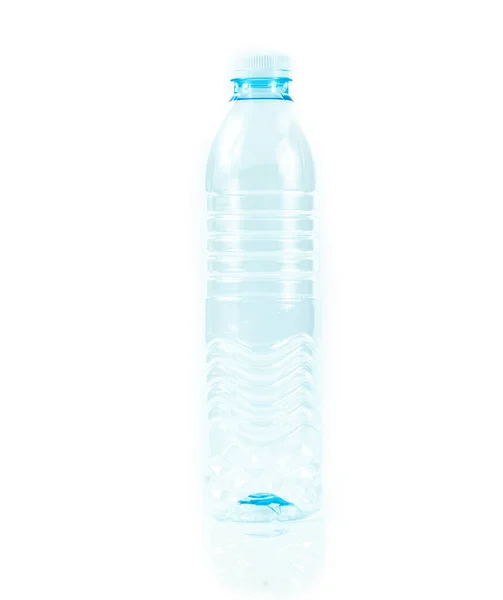 Plastic Water Bottle White Background — Stock Photo, Image