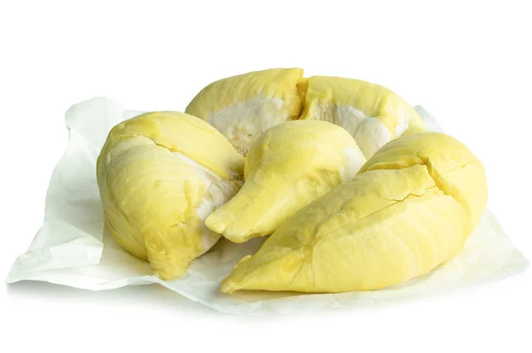 Owoce Duriana Białym Tle — Zdjęcie stockowe