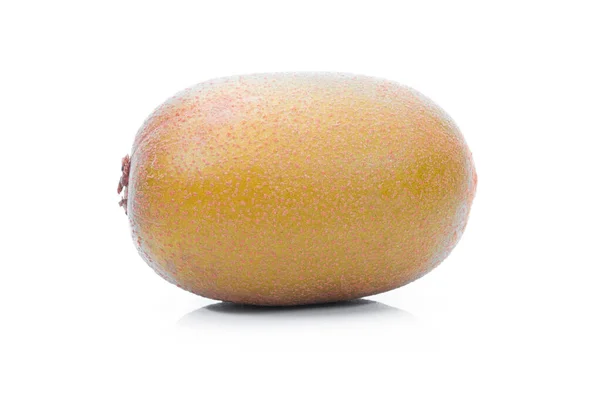 Złote Owoce Kiwi Białym Tle — Zdjęcie stockowe