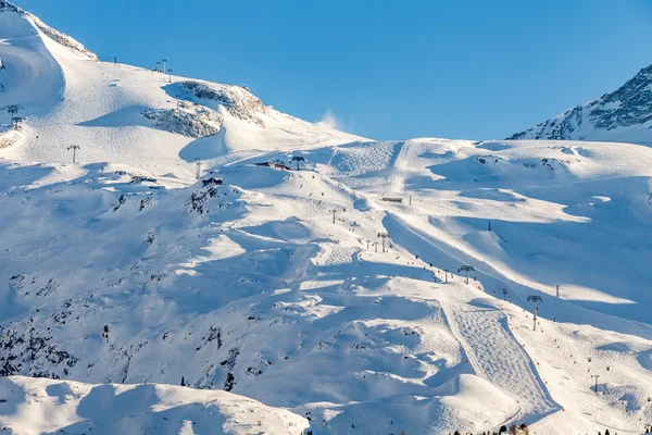 Peisaj de iarnă în Alpi — Fotografie, imagine de stoc