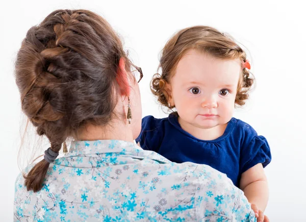 Portret van moeder en baby — Stockfoto