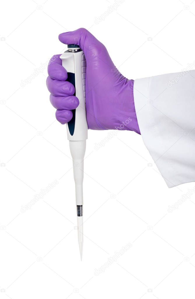 Electronic automatic pipette
