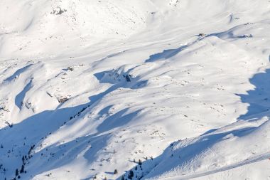 Alpleri'nde kış manzarası