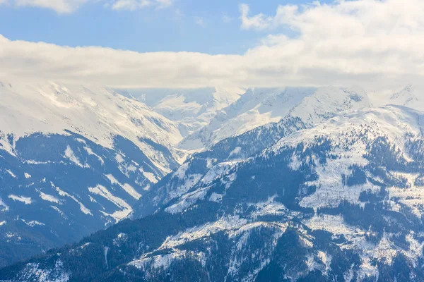Winterlandschap in de Alpen — Stockfoto