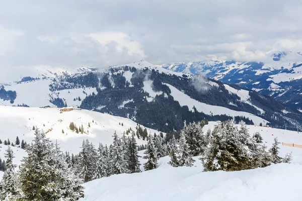 Alpleri'nde kış manzarası — Stok fotoğraf