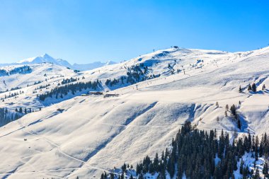 Alpleri'nde kış manzarası