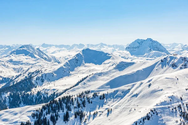 Winter landscape in Alps — Stock Photo, Image