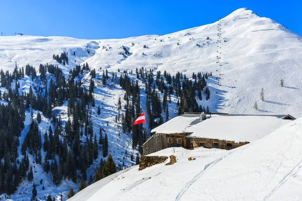 Alpleri'nde kış manzarası — Stok fotoğraf