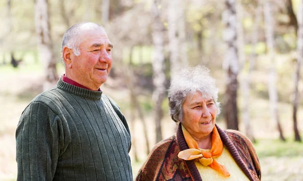 Feliz pareja de ancianos — Foto de Stock