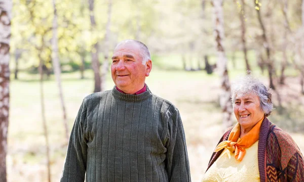 Happy elderly couple — Stock Photo, Image