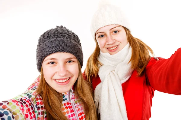 Glückliche junge Schwestern — Stockfoto