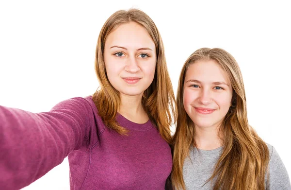 Happy young sisters — Stock Photo, Image