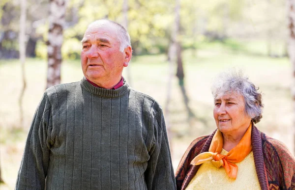Feliz pareja de ancianos — Foto de Stock