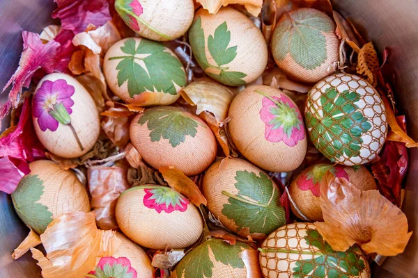 Традиционная яичная живопись — стоковое фото