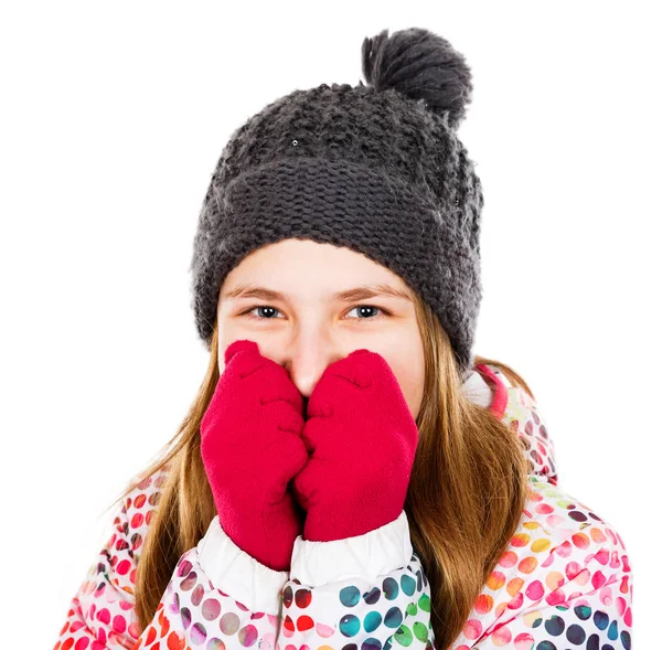 Sonriente chica joven — Foto de Stock