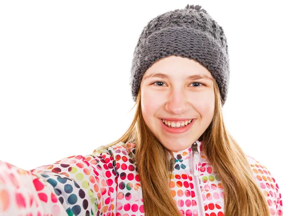 Sonriente chica joven — Foto de Stock