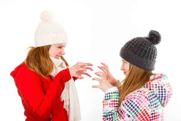 Glückliche junge Schwestern — Stockfoto