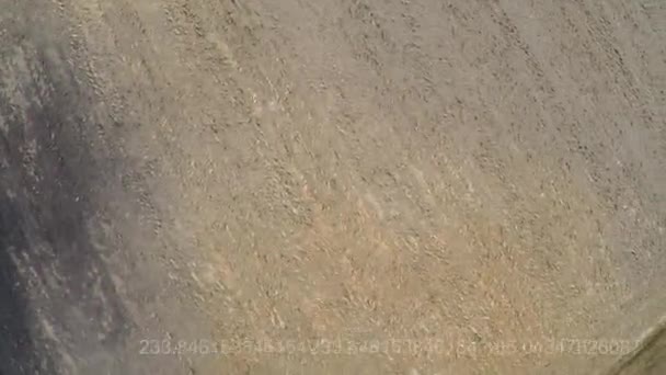 Vue Satellite. Voler au-dessus du sol 