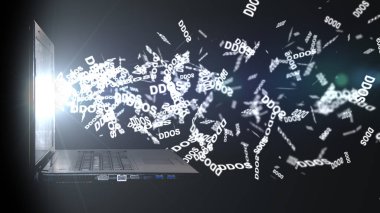 DDoS saldırı veri ambar Server. Bulut depolama