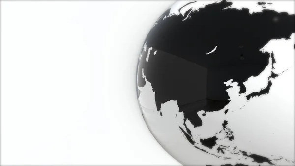 Un modelo de la Tierra. Tierra 3D —  Fotos de Stock