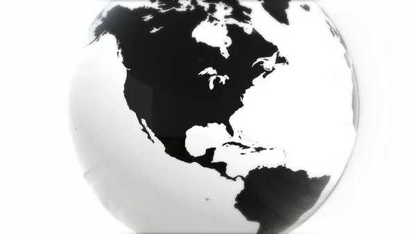 Un modello della Terra. Terra 3D — Foto Stock