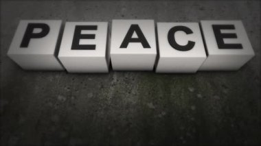 Word dünya kavramı. Ne kelime barış yapar. Barış