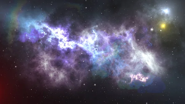 Nebulosa Espacial. Espaço de um imenso universo — Fotografia de Stock