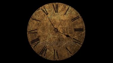 Watch hızlı bir şekilde gidin. Zaman atlamalı saat. Eski saati