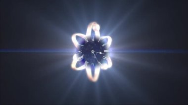 Modern bilim. Bilim ve saat hızlı hareket eden bir işareti. Hızla gelişen bilim kavramı