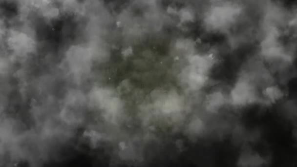 Brouillard chimique. Fumée chimiquement dangereuse . — Video