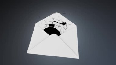 E-posta virüs. küresel ağı üzerinden saldırı..