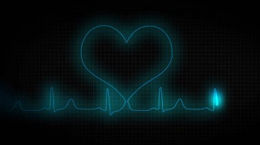 EKG kalp sağlıklı. Sağlıklı yaşam tarzı
