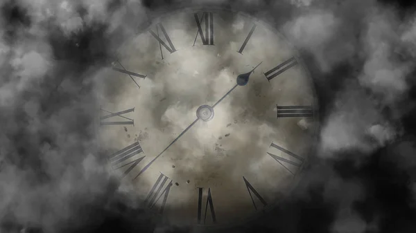 Guardi velocemente andare. Orologio Time Lapse. Tempo mistico . — Foto Stock